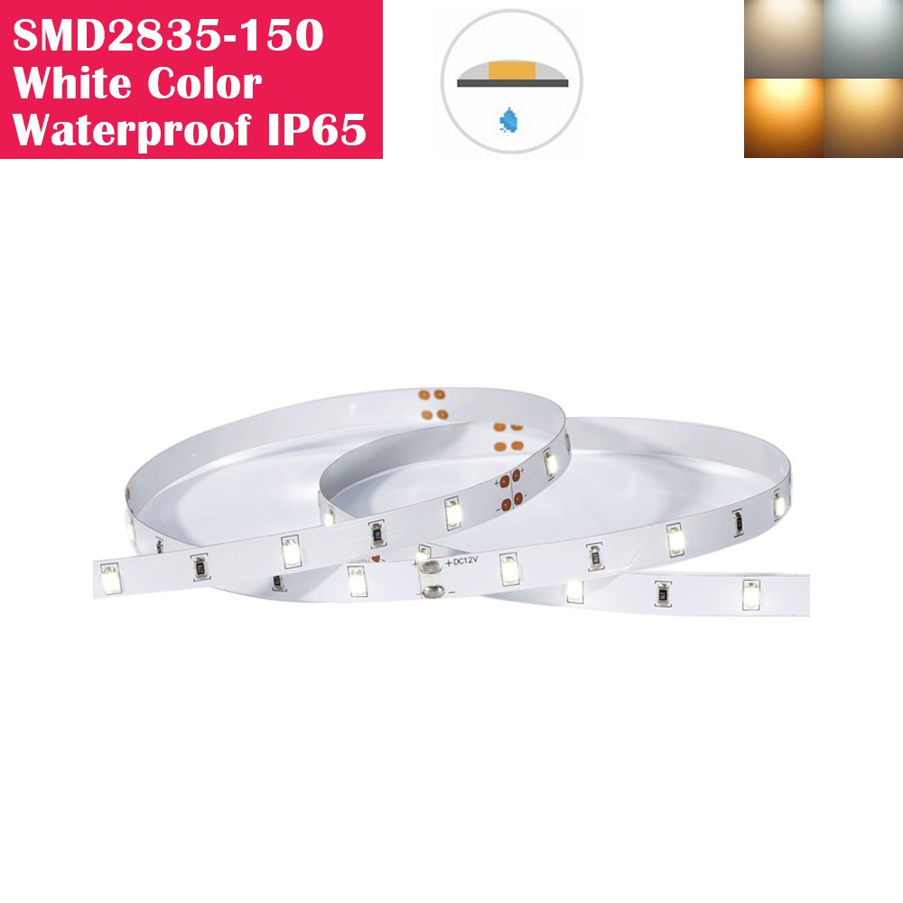 5 Meters SMD2835 (0.2W) Waterproof IP65 150LEDs Flexible LED Strip Lights